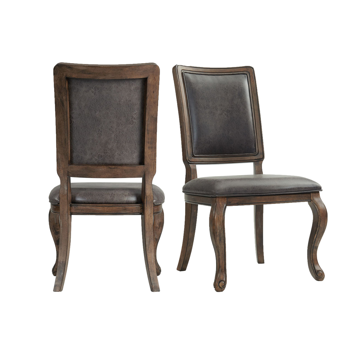 Gramercy Dining Rectangle Back Chair w/PU Back (2pcs Per Carton)
