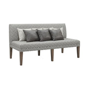Gramercy Dining Three Seat Sofa W/Seven Pillows