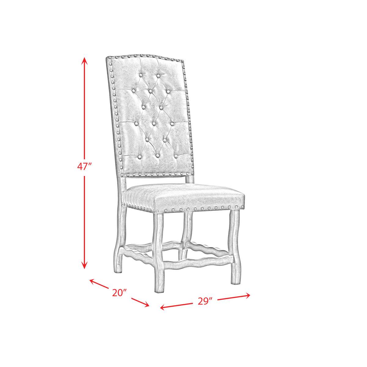 Gramercy Dining Curved Leg Side Chair (Set of 2)