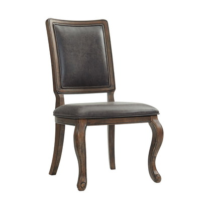 Gramercy Dining Rectangle Back Chair w/PU Back (2pcs Per Carton)