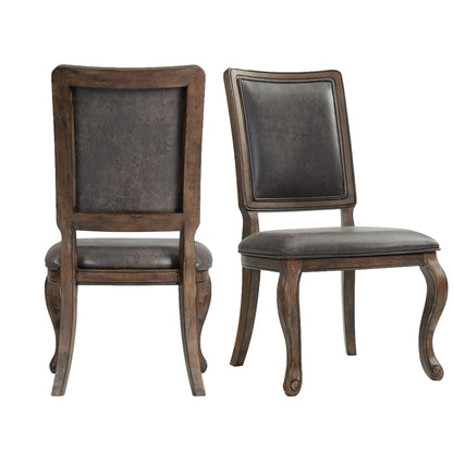 Gramercy Dining Rectangle Back Chair w/PU Back (2pcs Per Carton)
