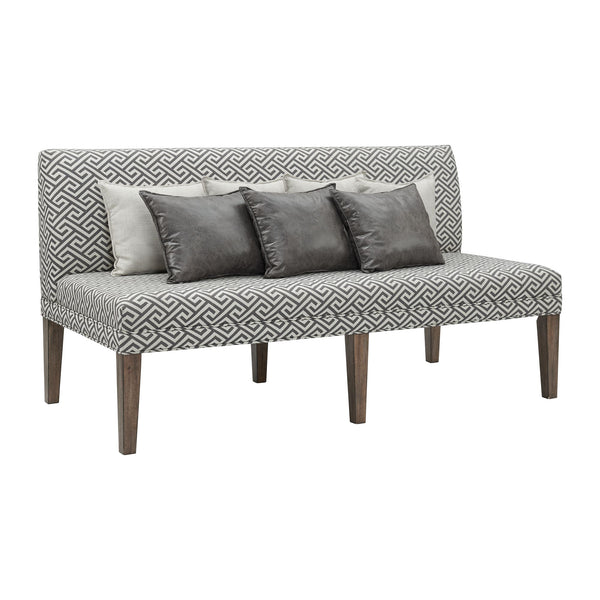 Gramercy Dining Three Seat Sofa W/Seven Pillows
