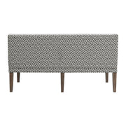 Gramercy Dining Three Seat Sofa w/Seven Pillows