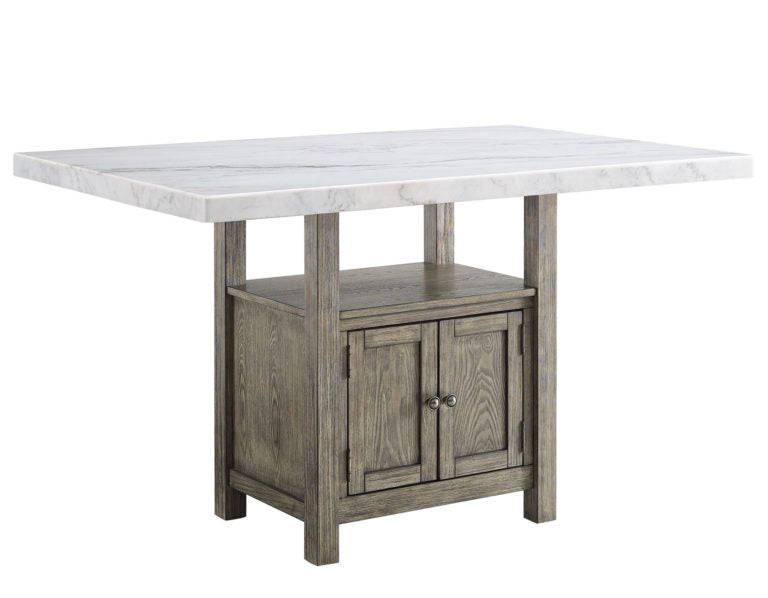 Grayson Marble Counter Storage Table