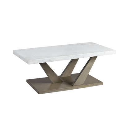 Greta Rectangular Coffee Table In Grey