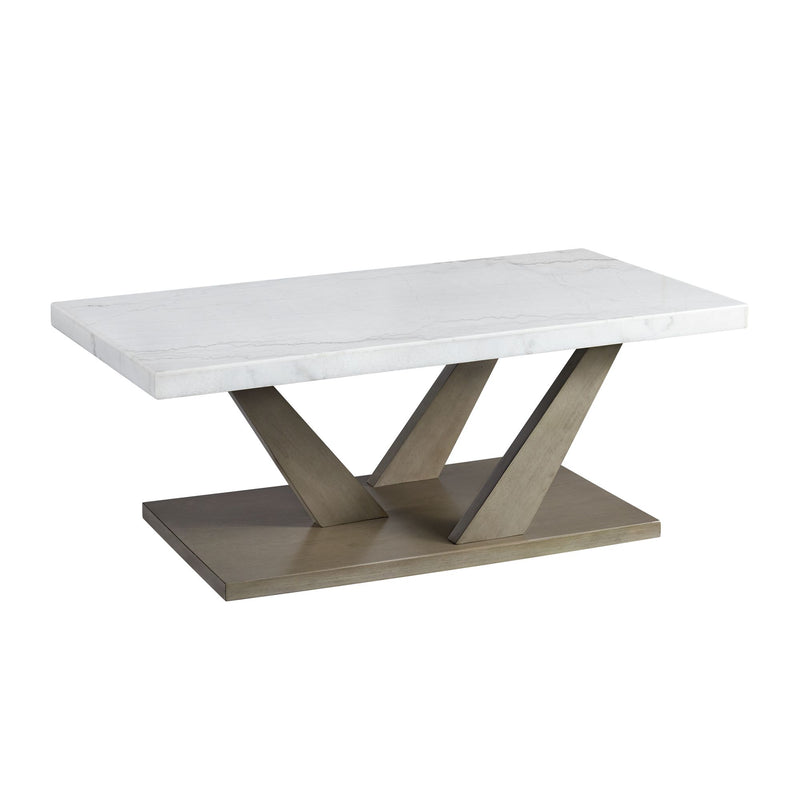 Greta Rectangular Coffee Table In Grey