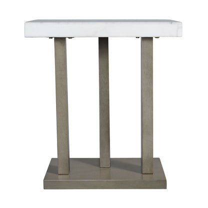 Greta Square End Table in grey