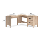 Battelle 60" Home Office Desk with Return