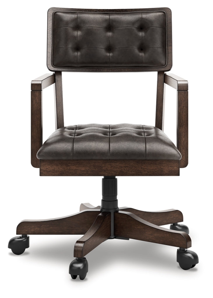 Breckington Home Office Desk with Chair and Storage