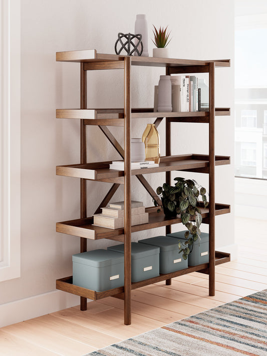 Lyncott 70" Open Frame Bookcase
