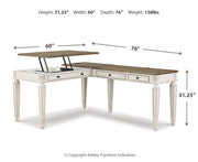 Realyn 2-Piece Home Office Desk