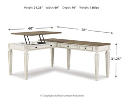 Realyn 2-Piece Home Office Desk