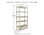Realyn Home Office Desk and Storage