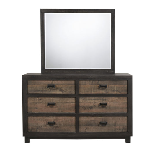 Harlington 6-Drawer Dresser W/ Mirror Set