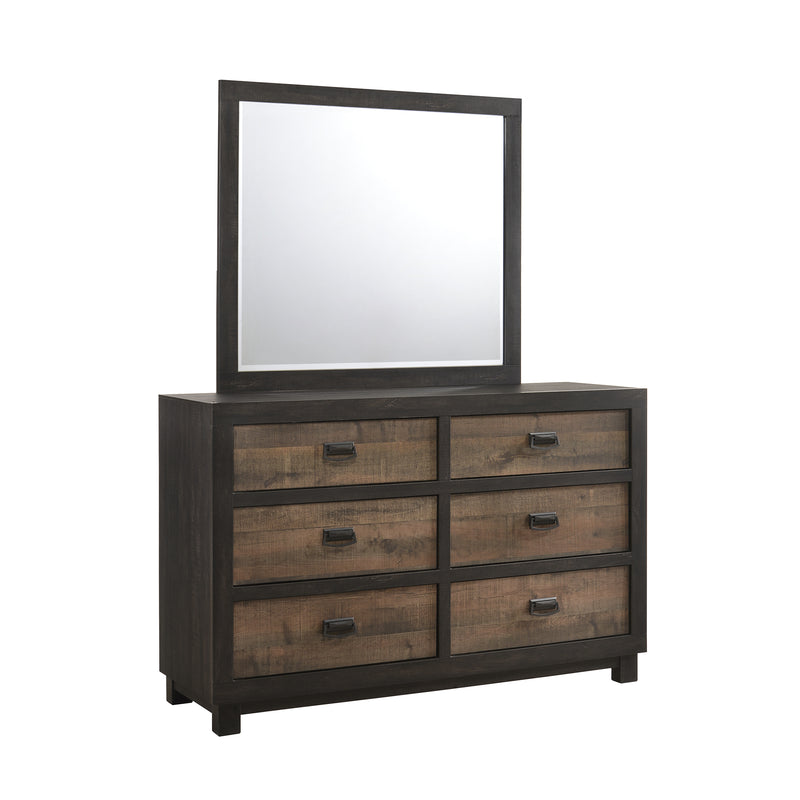 Harlington 6-Drawer Dresser W/ Mirror Set