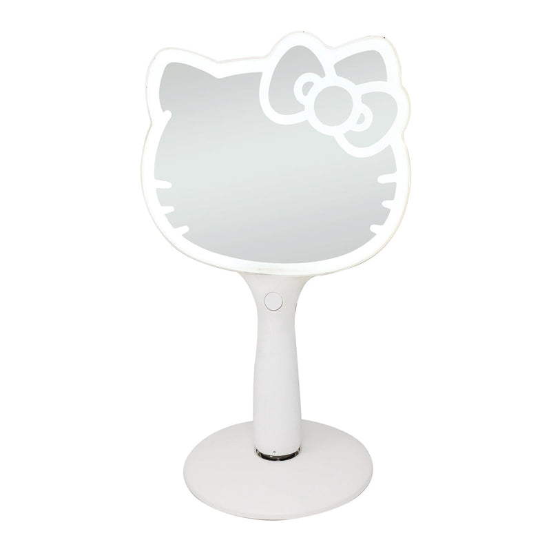Hello Kitty Led Handheld Makeup Mirror With Standing Base