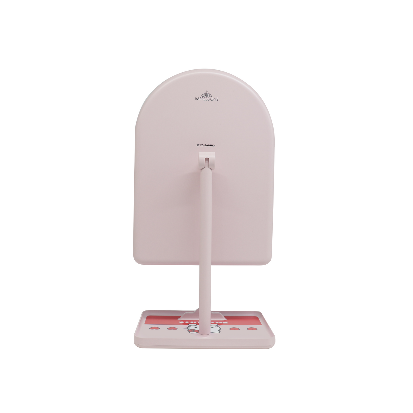 Hello Kitty® "Hearts" Arch LED Tabletop Makeup Mirror with Phone Stand Base