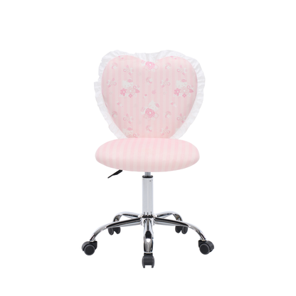 Hello Kitty® Floral Heart Vanity Chair w/ Ruffles