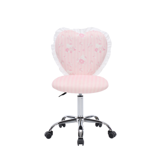 Hello Kitty® Floral Heart Vanity Chair w/ Ruffles