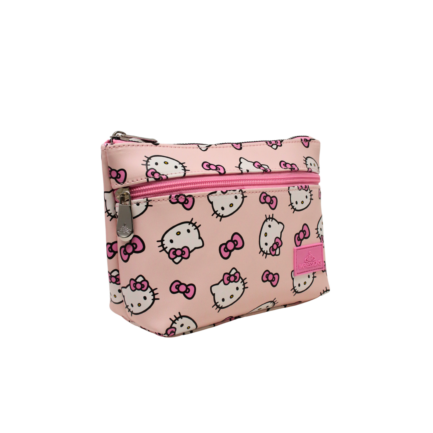 Hello Kitty®️ Double Zipper Makeup Pouch