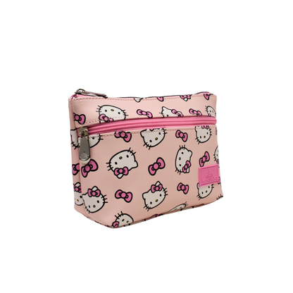 Hello Kitty®️ Double Zipper Makeup Pouch