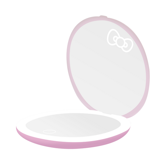 Hello Kitty® "Pretty Pink" LED Compact Mirror