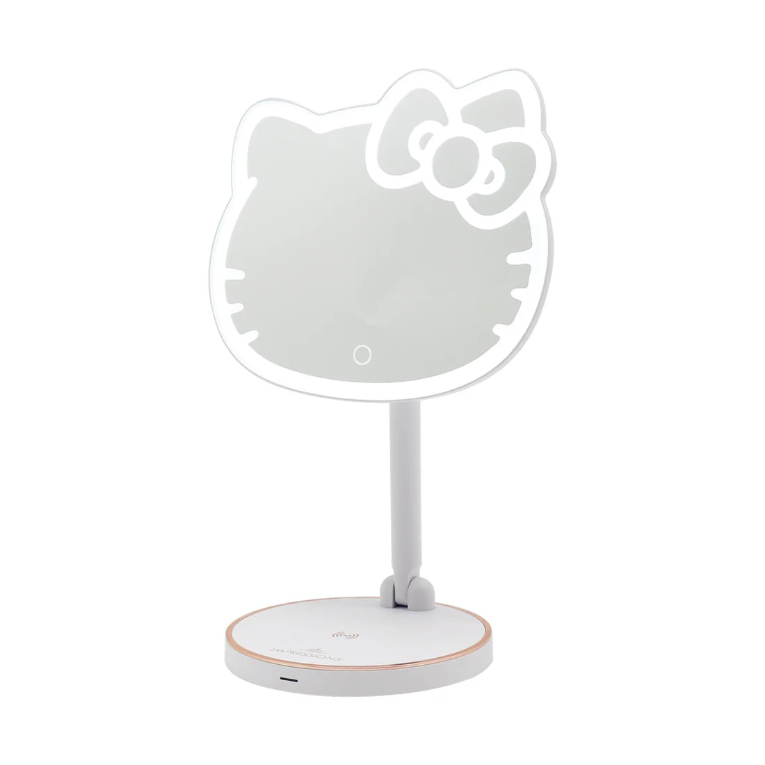 Espejo de maquillaje recargable LED de Hello Kitty
