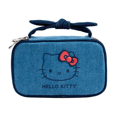 Hello Kitty¬Æ Denim Layered Makeup Bag