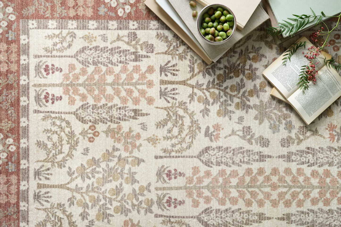 Rifle Paper Co. x Loloi Holland HLD-01 Óxido