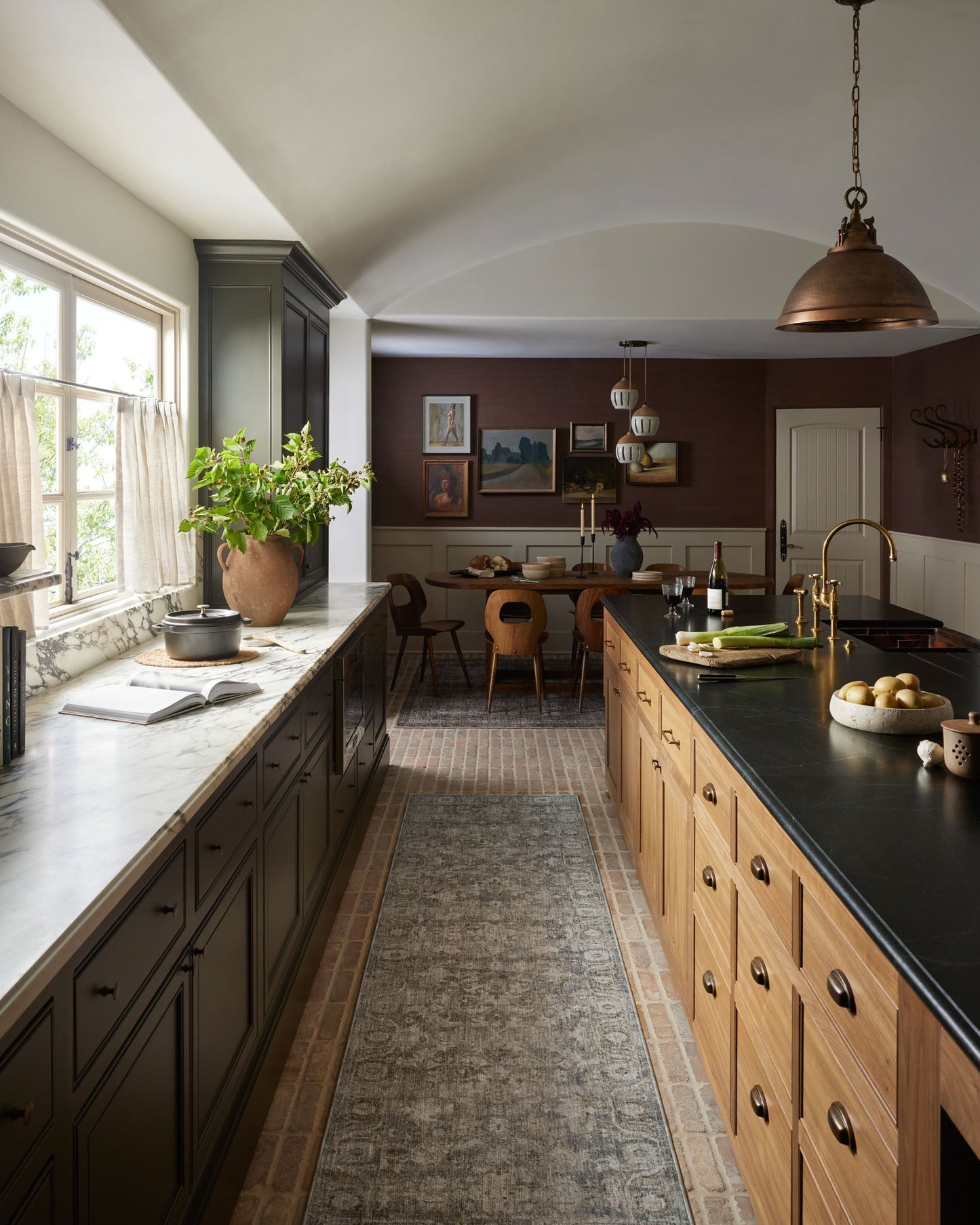 Amber Lewis x Loloi Honora HON-02 Slate / Beige