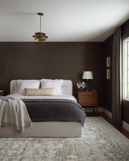 Amber Lewis x Loloi Honora HON-02 Slate / Beige