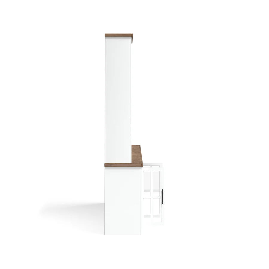 Mueble para TV con chimenea Joshua Creek de 84"