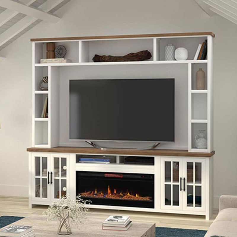 Centro de entretenimiento Hampton Super Fireplace