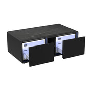 Halo Smart Coffee Table with Cooler and Speaker in Black