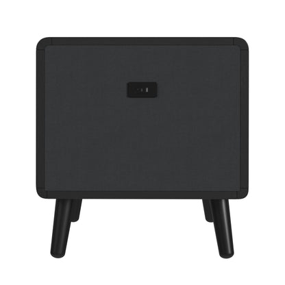 Halo Square Smart End table in Black
