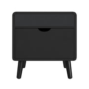 Halo Square Smart End table in Black
