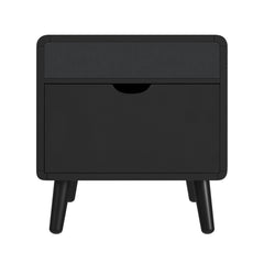 Halo Square Smart End table in Black