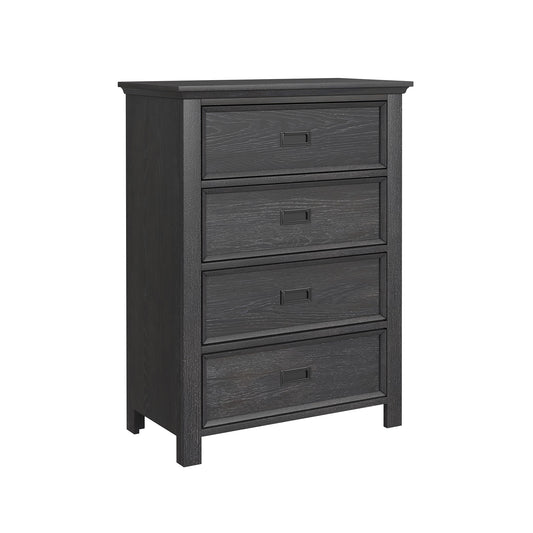 Hampton Kids 4-Drawer Chest in Charcoal