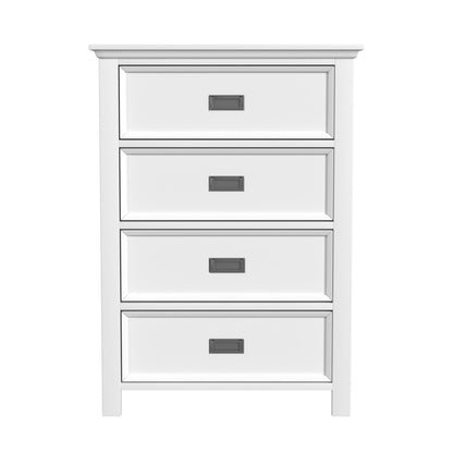 Hampton Kids 4-Drawer Chest in White