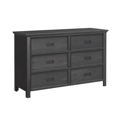 Hampton Kids 6-Drawer Dresser in Charcoal