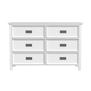 Hampton Kids 6-Drawer Dresser in White