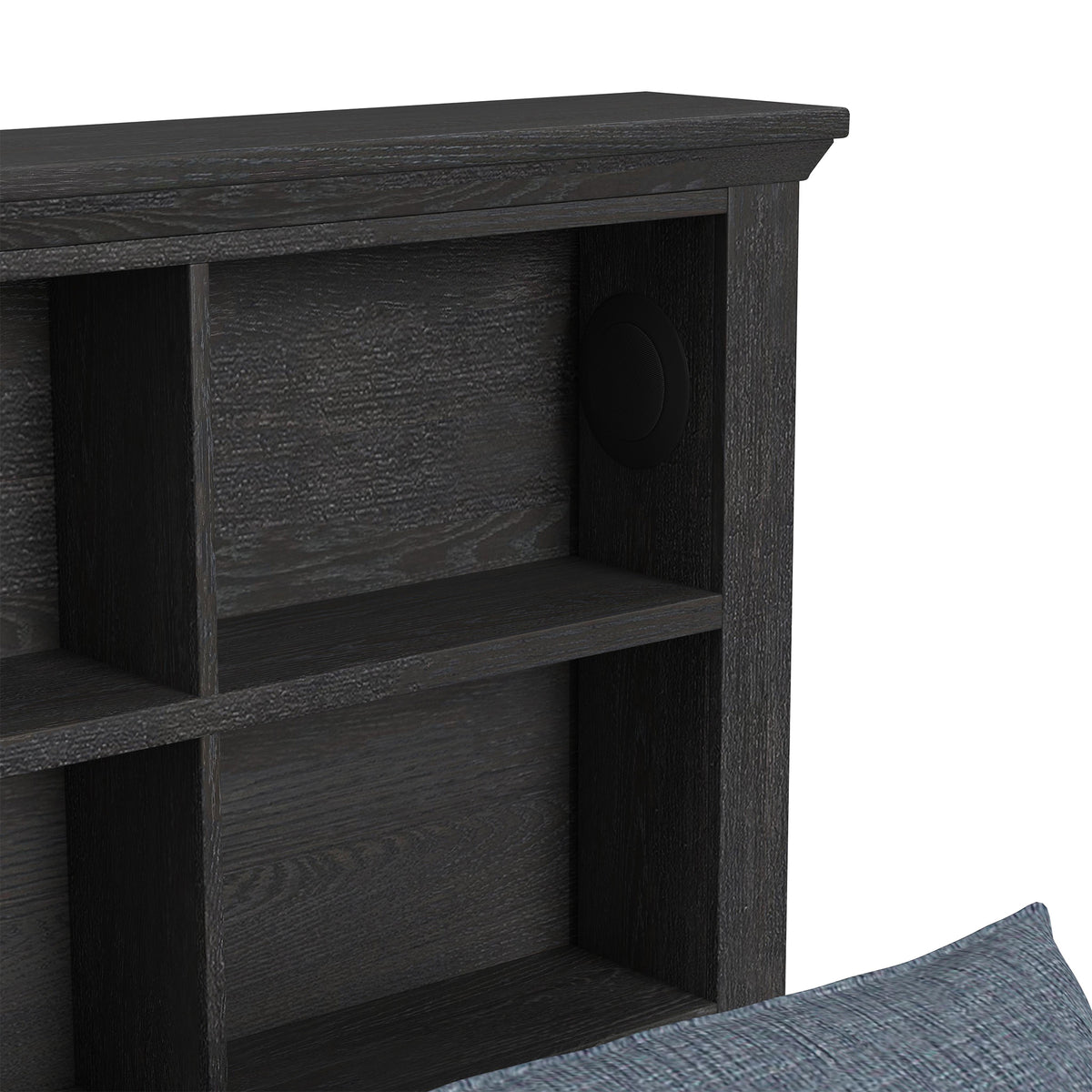 Hampton Kids Full Bookcase Bed in Charcoal