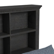 Hampton Kids Full Bookcase Bed in Charcoal