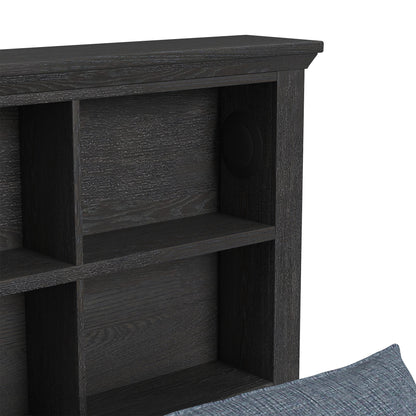 Hampton Kids Full Bookcase Bed in Charcoal