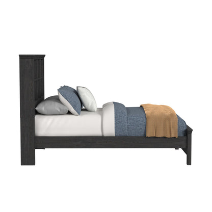Hampton Kids Full Bookcase Bed in Charcoal
