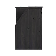 Hampton Kids Twin Over Twin Bunk with Staircase and Trundle in Charcoal
