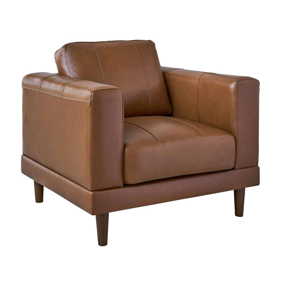 Hampton Chair In Fiero Tan (Top Grain/Pvc)