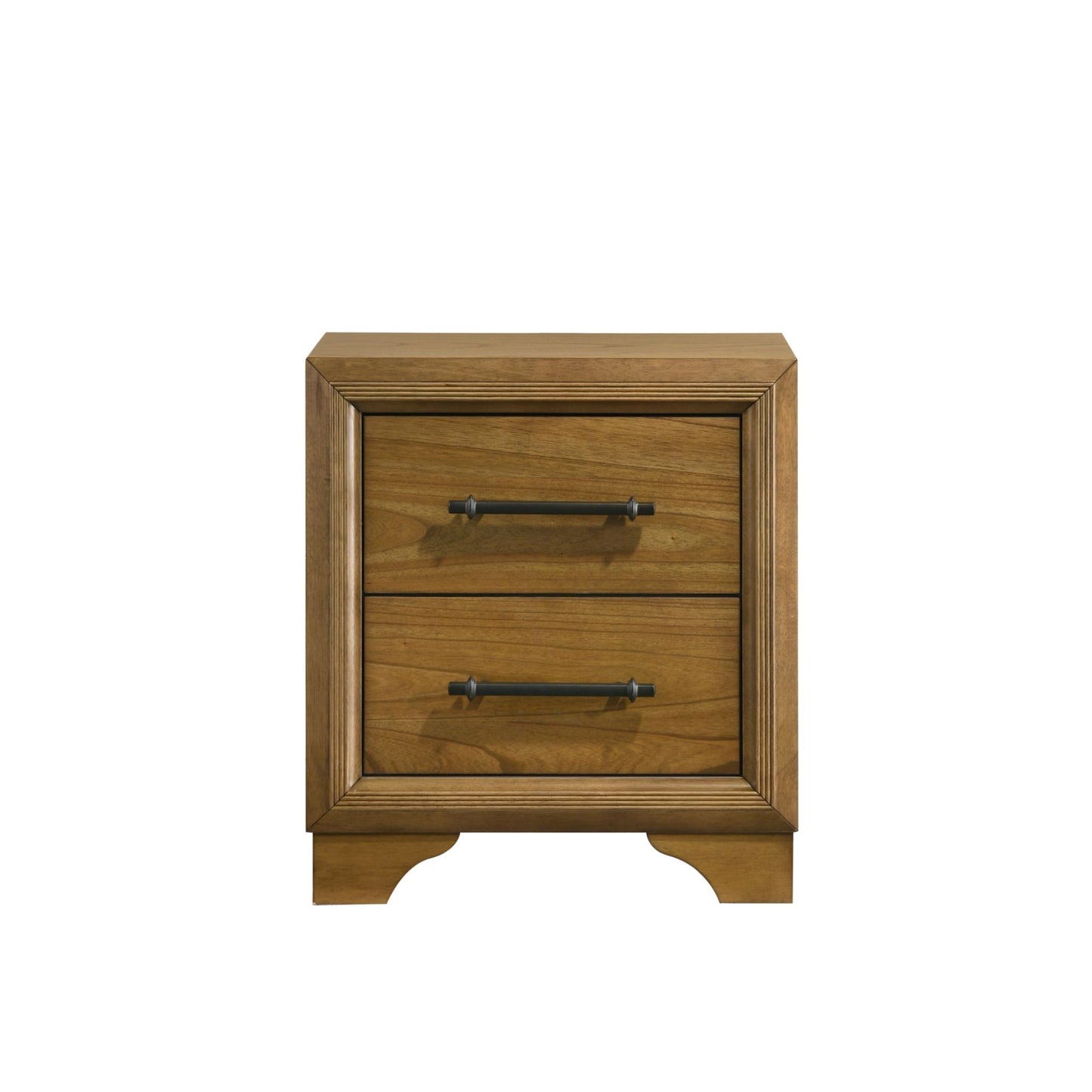 Harmony 2-Drawer Nightstand with USB in Walnut