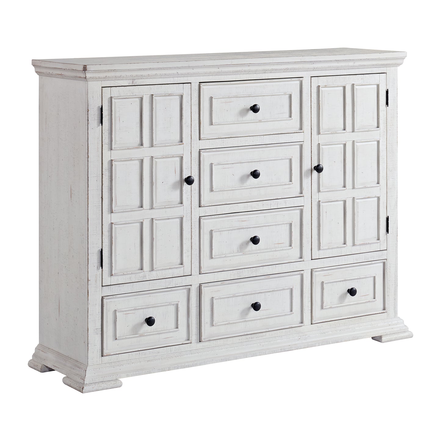Heather 6-Drawer Dresser in Rustic White