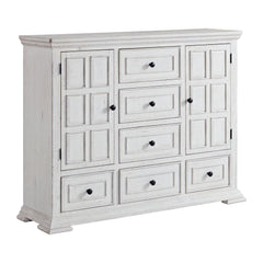Heather 6-Drawer Dresser in Rustic White
